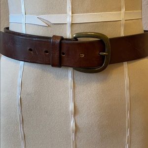 1 & 1/2” wide leather belt